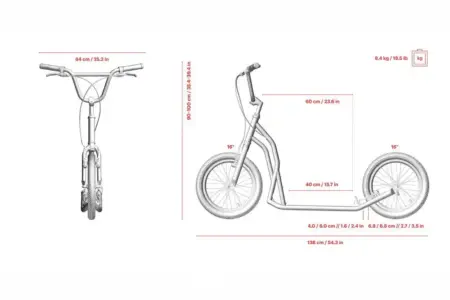 Tretroller Yedoo S1616 Cityroller bei TretrollerLiebe