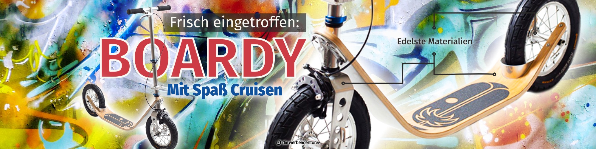 Tretroller Boardy Funroller