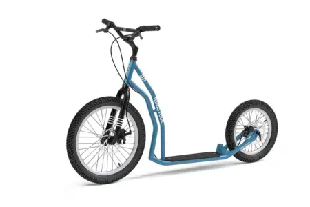 Yedoo Four 20/16 Zoll blau mit Scheibenbremsen bei TretrollerLiebe