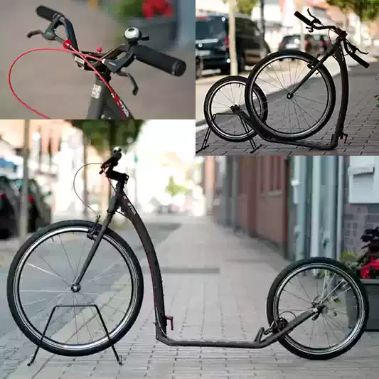 Kostka Fold faltroller in Anthrazit grbaucht