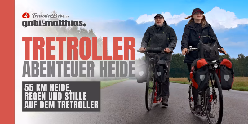 55 km Heide mit dem Tretroller - Volksradfahren Bergen 2025